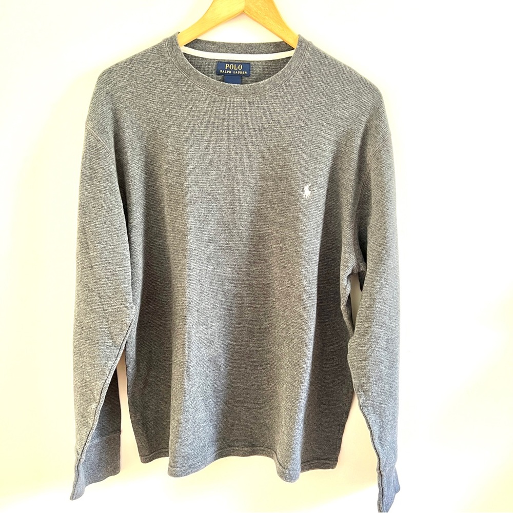 EUC Ralph Lauren crew neck long sleeve top L